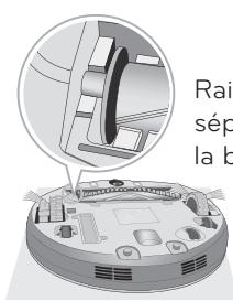 LG HOM-BOT VR1012W - Message sonore "Veuillez vérifier la brosse - 8
