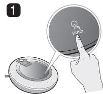 LG HOM-BOT VR1012W - Nettoyage du bac à poussière - 1