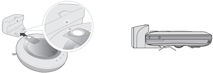 LG HOM-BOT VR1012W - Message sonore "La batterie est faible - 1