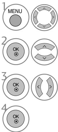 1 MENU 2 OK 3 OK 4