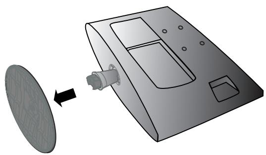 LG M227WDP - INSTALLATION DU SOCLE - 6