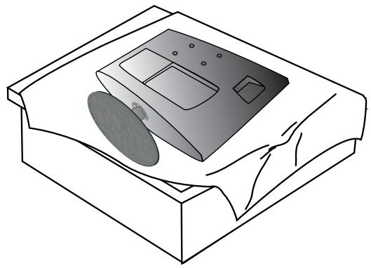 LG M227WDP - INSTALLATION DU SOCLE - 3