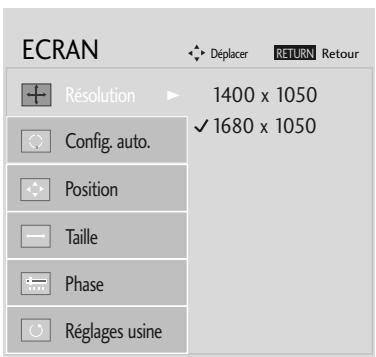 LG M227WDP - Sélection de la résolution - 3