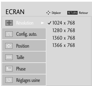 LG M227WDP - Sélection de la résolution - 4