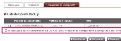 LG N2R1D - Sauvegardez les paramètres sur le PC et restaurez-les - 1