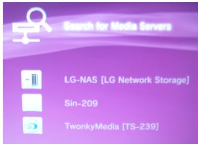LG N2R1D - Lire les contenus du serveur DLNA sur PS3™ - 1