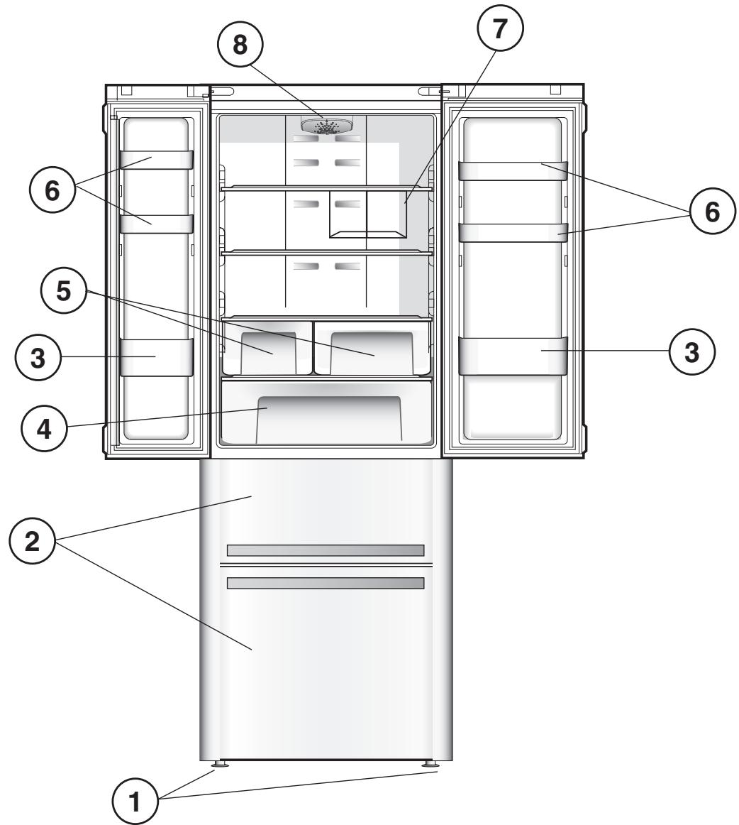 HOTPOINT E4DG AA X MTZ - Geräteansicht - 1