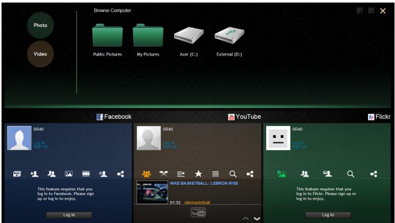ACER W500 - Partage du contenu - 1