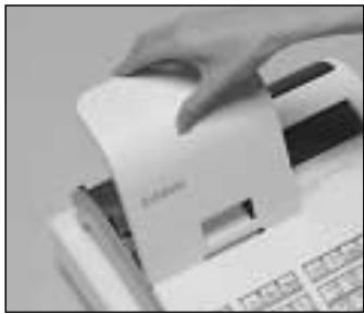 CASIO SE-S300 - Pour remplacer le rouleau de papier du journal - 1