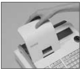CASIO SE-S300 - Pour installer le rouleau de papier du journal - 1