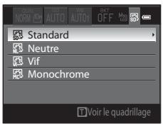 NIKON COOLPIX P7100 - Sélectionnez le type de Picture Control du COOLPIX à l'aide du sélecteur multidirectionnel, puis appuyez sur OK. - 1