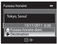 NIKON COOLPIX P7100 - Choisissez ➤ Destination, puis appuyez sur ⓄK. - 1