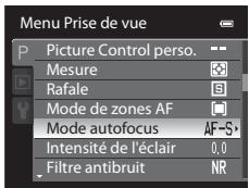 NIKON COOLPIX P7100 - Sélection des options de menu - 1