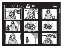 NIKON COOLPIX P7100 - Visualisation par planche d'imagettes, affichage en mode calendrier - 3