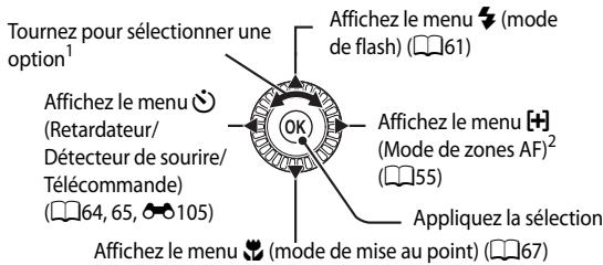 NIKON COOLPIX P7100 - Lorsque vous utilisez le mode de prise de vue - 1