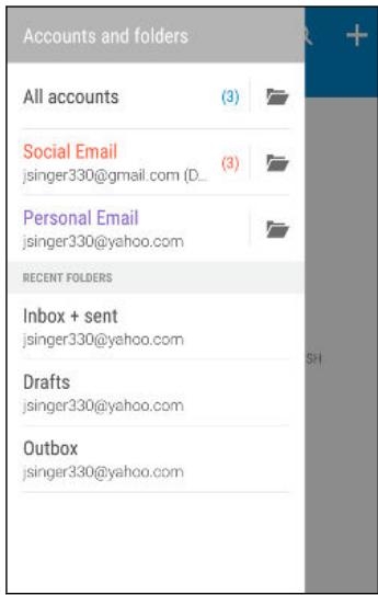 HTC DESIRE 628 - Checking your mail - 1