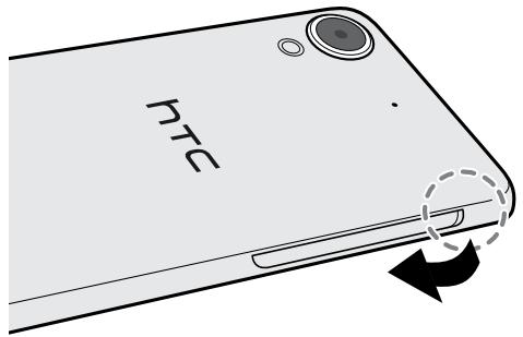 HTC DESIRE 628 - Inserting nano SIM cards - 1