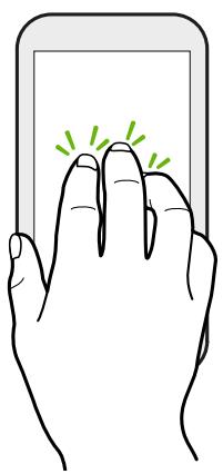 HTC DESIRE 628 - Three-finger tap - 1