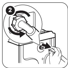 FAURE FWQ6129 - Nettoyage du filtre de vidange - 3