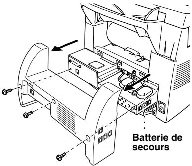 BROTHER FAX-8360P, FAX 8360P - Installer la carte de mémoire optionnelle - 4