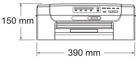 BROTHER DCP-195C - Dimensions - 1