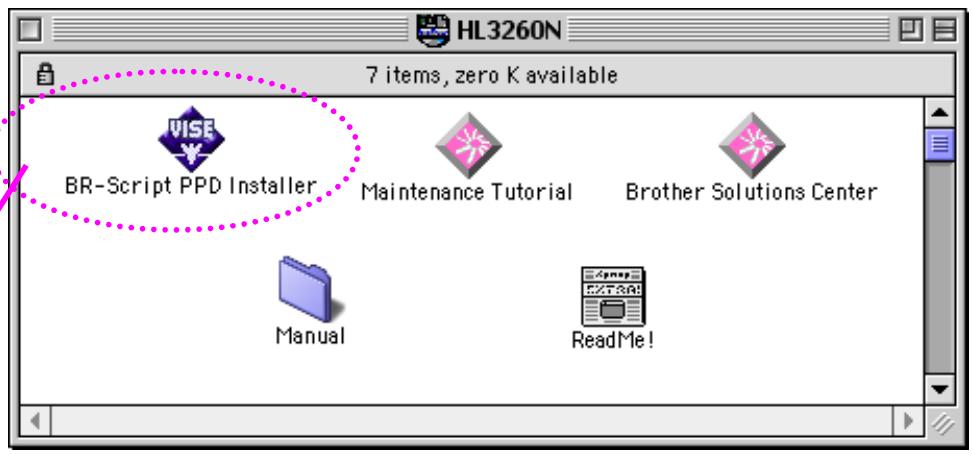 BROTHER HL-3260N - Installation du pilote d'imprimante pour Macintosh - 1