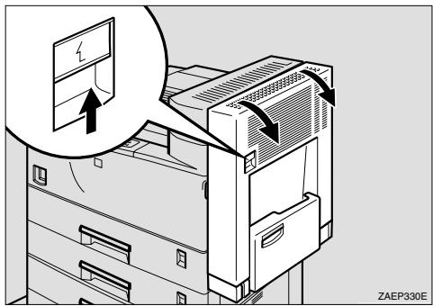 BROTHER HL-3260N - Mettez l'imprimante hors tension. - 2