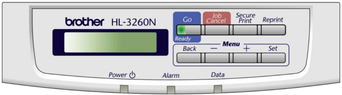 BROTHER HL-3260N - Panneau de commande - 1