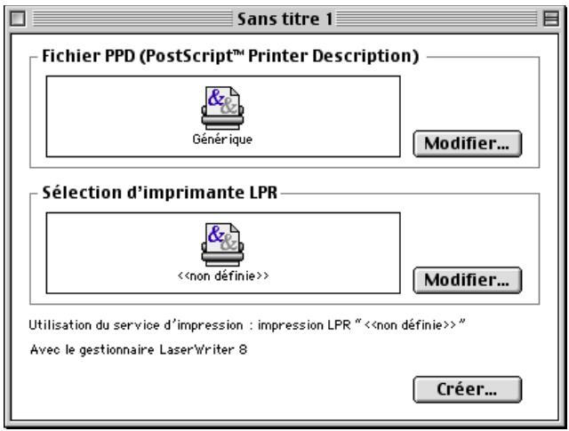 BROTHER NC-6100H - Comment sélectionner le serveur d'impression (TCP/IP) - 2