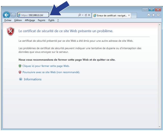 BROTHER HL-L6400DW - Installer le certificat auto-signé pour les utilisateurs Windows® munis de droits d'administration - 2
