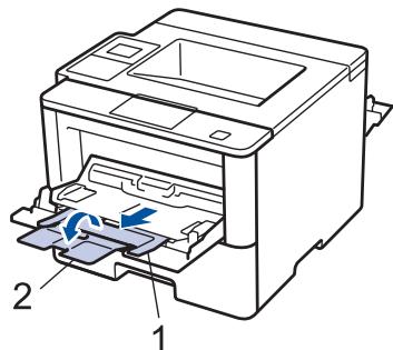 BROTHER HL-L6400DW - Charger et imprimer des enveloppes via le bac universel - 5