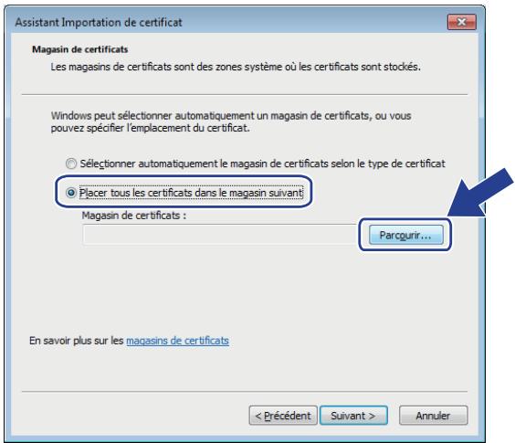 BROTHER HL-L6400DW - Installer le certificat auto-signé pour les utilisateurs Windows® munis de droits d'administration - 8