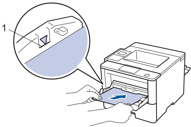 BROTHER HL-L6400DW - Charger et imprimer du papier épais et des étiquettes à partir du bac universel - 6