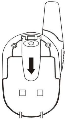 LOGICOM FX250 - 2-3 Mise en place du clip de ceinture - 1
