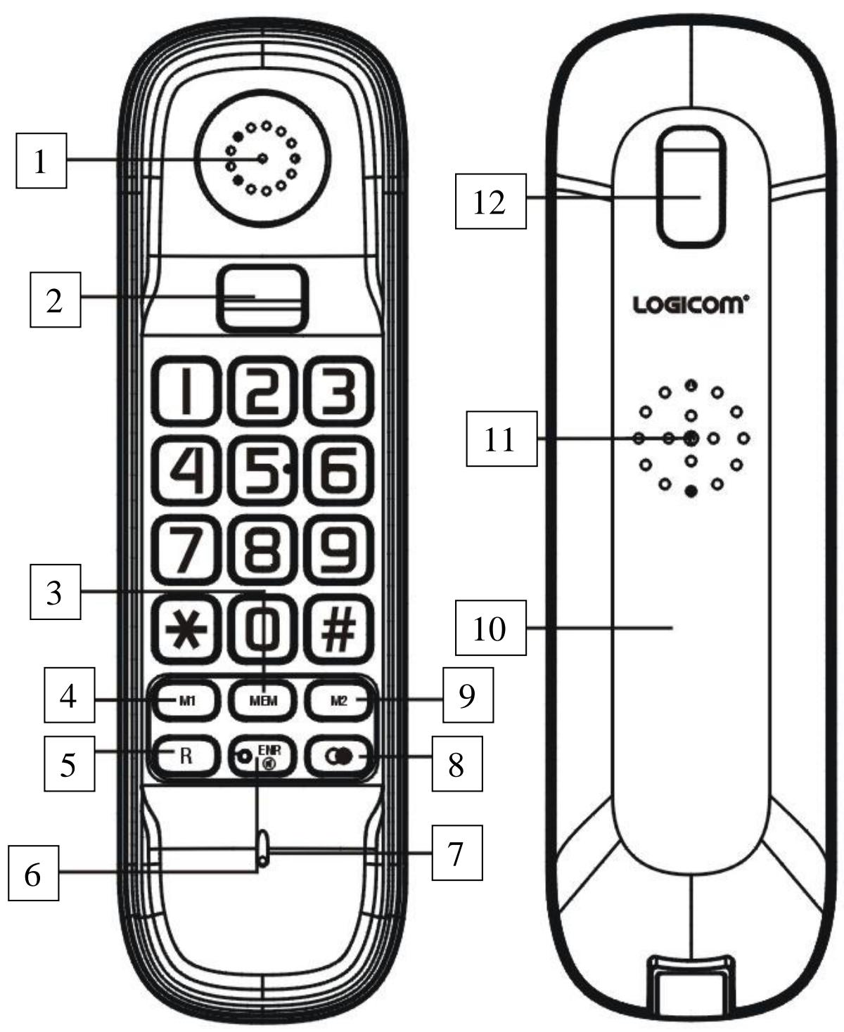 LOGICOM L 210 - 2-1 Fonctions et schémas - 1