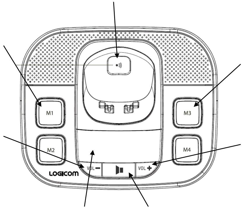 LOGICOM GT800 - Touche VOL - - 1
