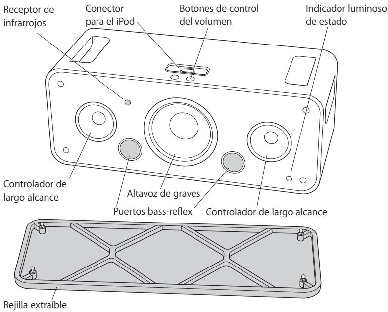 APPLE IPOD HI-FI - iPod Hi-Fi: vista frontal - 1