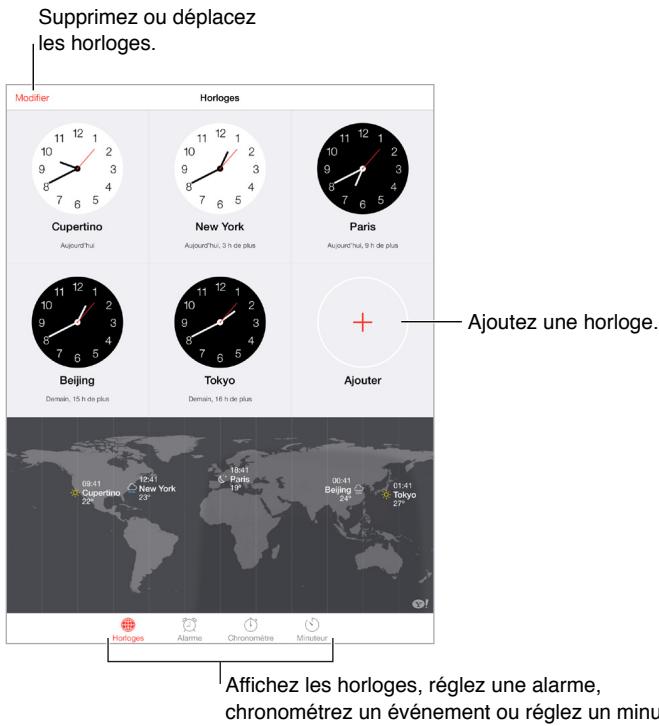 APPLE IPAD AIR - Horloge en un coup d'œil - 1