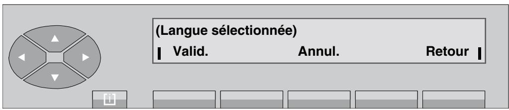 ALCATEL POSTE OPERATEUR  4035 - Choix de la langue - 3
