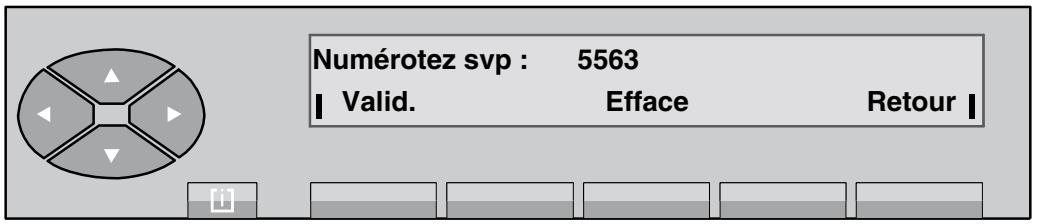 ALCATEL POSTE OPERATEUR  4035 - Programmation d'une touche répertoire - 3