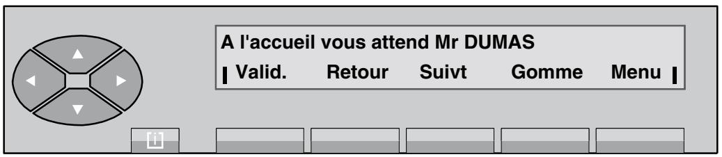 ALCATEL POSTE OPERATEUR  4035 - Message à compléter - 1