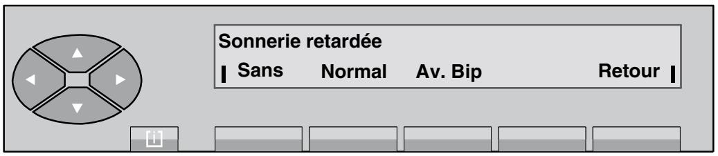 ALCATEL POSTE OPERATEUR  4035 - Programmation du cadencement de la sonnerie - 3
