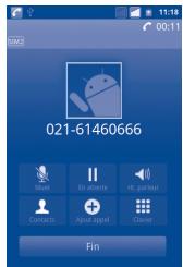 ALCATEL ONE TOUCH 918 - En cours d'appel vocal - 1