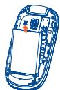 ALCATEL ONE TOUCH 665 - Retirer et installer la batterie - 2