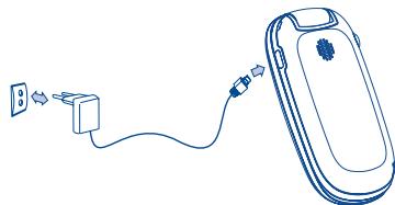 ALCATEL ONE TOUCH 665 - Charger la batterie - 1