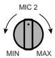 PIONEER DVL-V888 - Turn the Mic volume level knob to adjust volume level. - 2