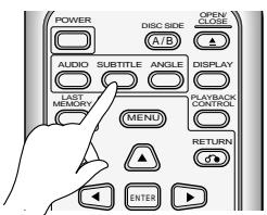 PIONEER DVL-V888 - Press to select the desired language. - 4