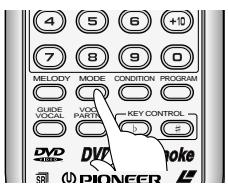 PIONEER DVL-V888 - Press MODE during play, and select D.R.COMP. - 2