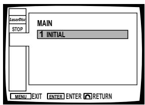 PIONEER DVL-V888 - Press (MENU) when play has stopped. - 1