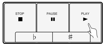 PIONEER DVL-V888 - Appuyez sur la touche PLAY ▷. - 1